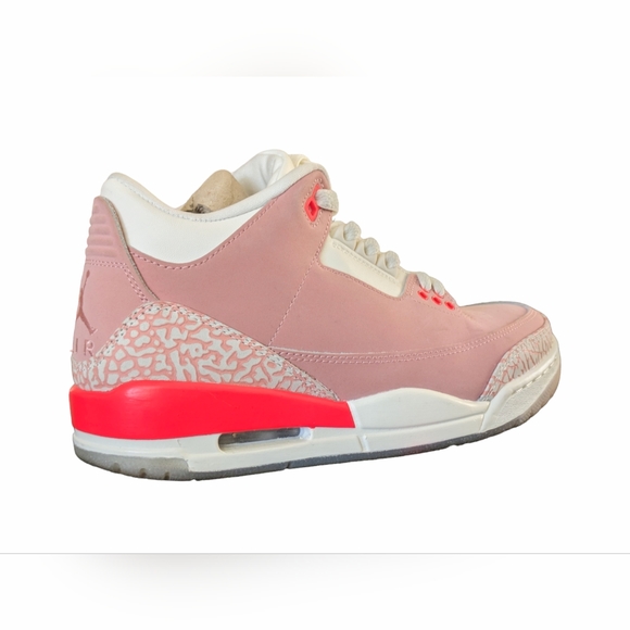 Nike Jordan 3 Retro Rust Pink CK9246-600 Women 6.5US w/ Box Tags Extra Laces - Picture 5 of 15